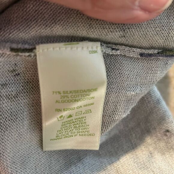 SIGRID OLSEN Paisley Gray Turtleneck - Picture 5 of 5